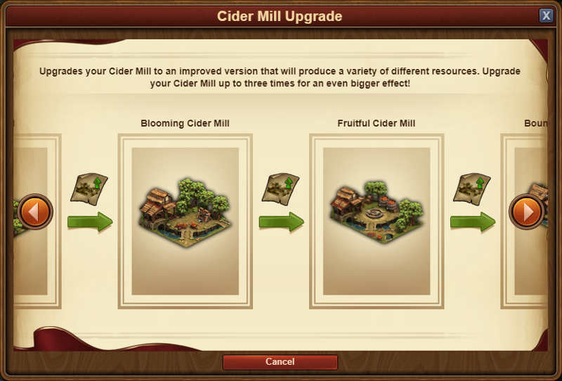 forge of empire cider mill