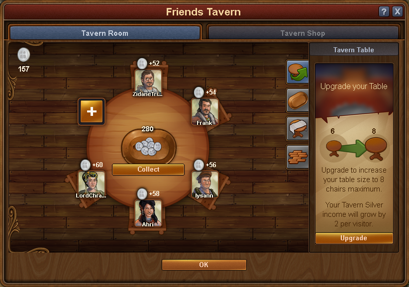 forge of empires i need to collect 2500 tavern silver
