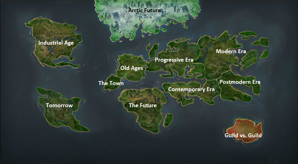 Mapy kontinentov | Forge of Empires Fórum